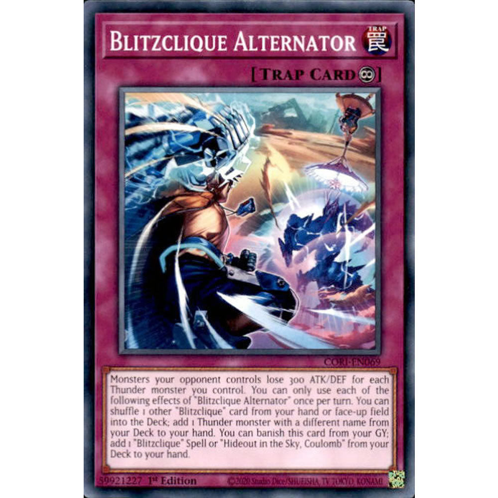 Blitzclique Alternator CORI-EN069 Yu-Gi-Oh! Card from the Chaos Origins Set