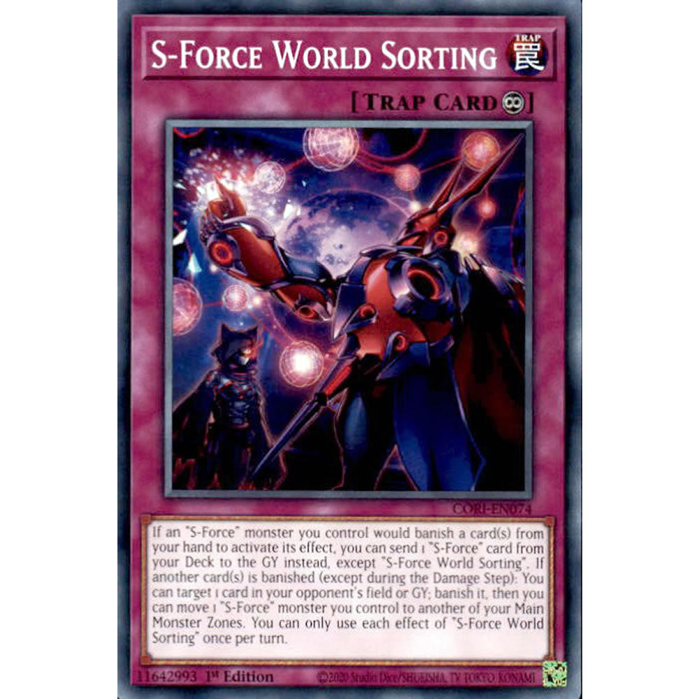 S-Force World Sorting CORI-EN074 Yu-Gi-Oh! Card from the Chaos Origins Set