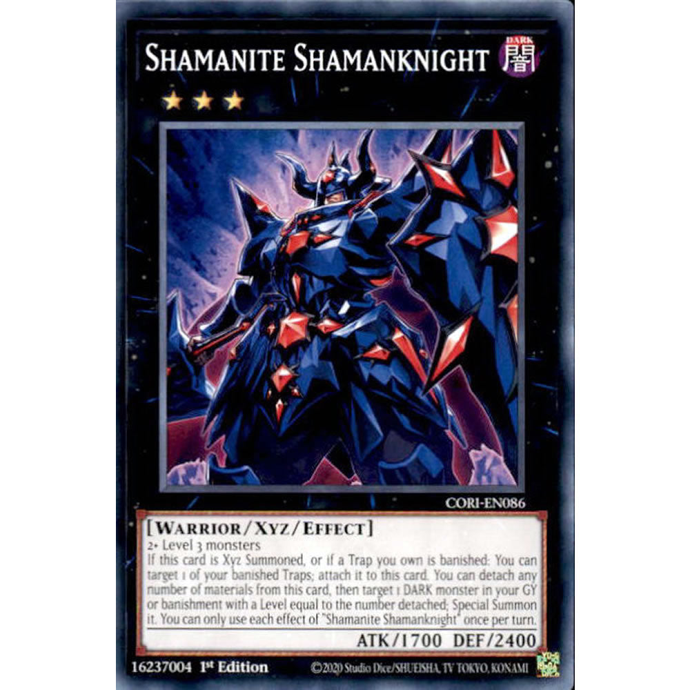 Shamanite Shamanknight CORI-EN086 Yu-Gi-Oh! Card from the Chaos Origins Set