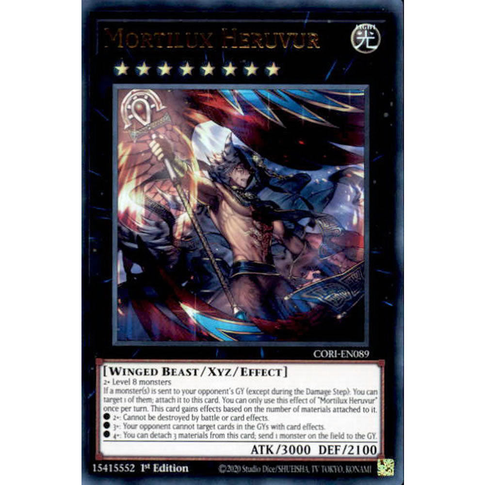 Mortilux Heruvur CORI-EN089 Yu-Gi-Oh! Card from the Chaos Origins Set