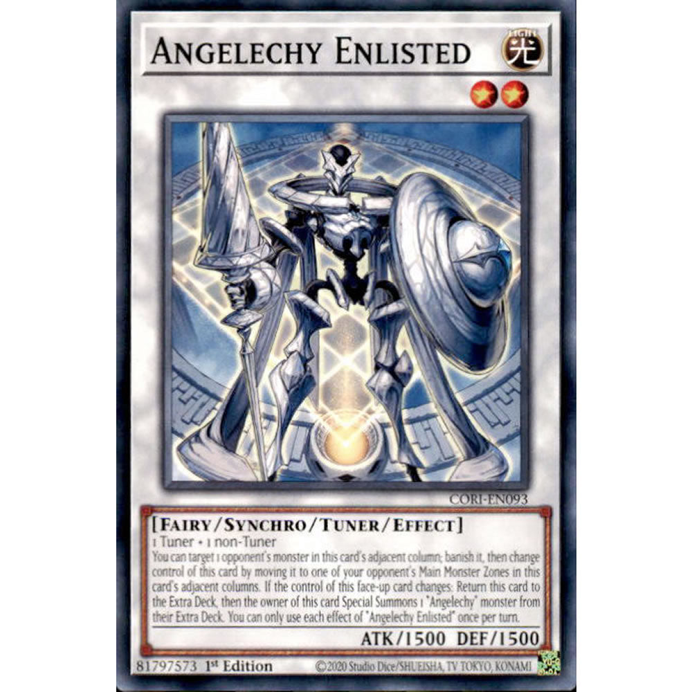 Angelechy Enlisted CORI-EN093 Yu-Gi-Oh! Card from the Chaos Origins Set