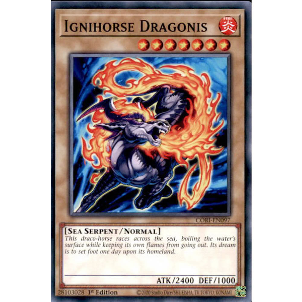 Ignihorse Dragonis CORI-EN097 Yu-Gi-Oh! Card from the Chaos Origins Set