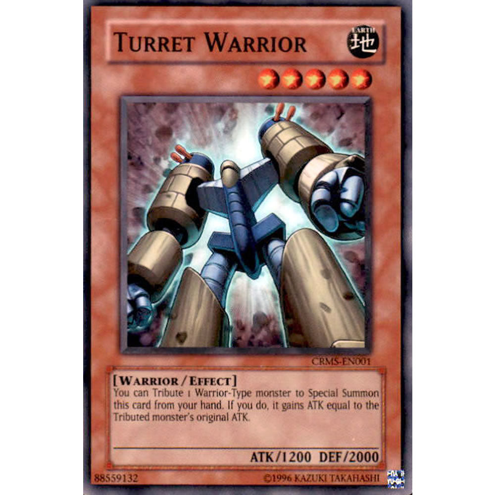 Turret Warrior CRMS-EN001 Yu-Gi-Oh! Card from the Crimson Crisis Set