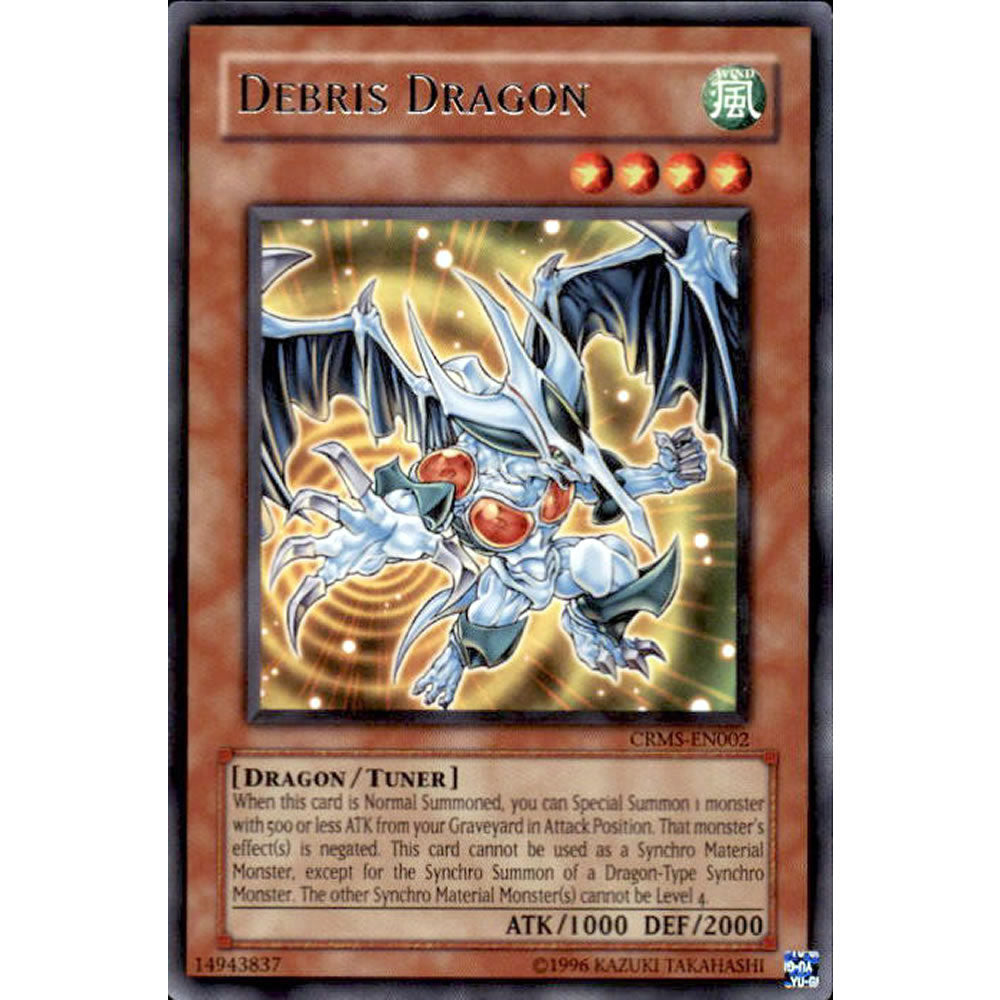 Debris Dragon CRMS-EN002 Yu-Gi-Oh! Card from the Crimson Crisis Set