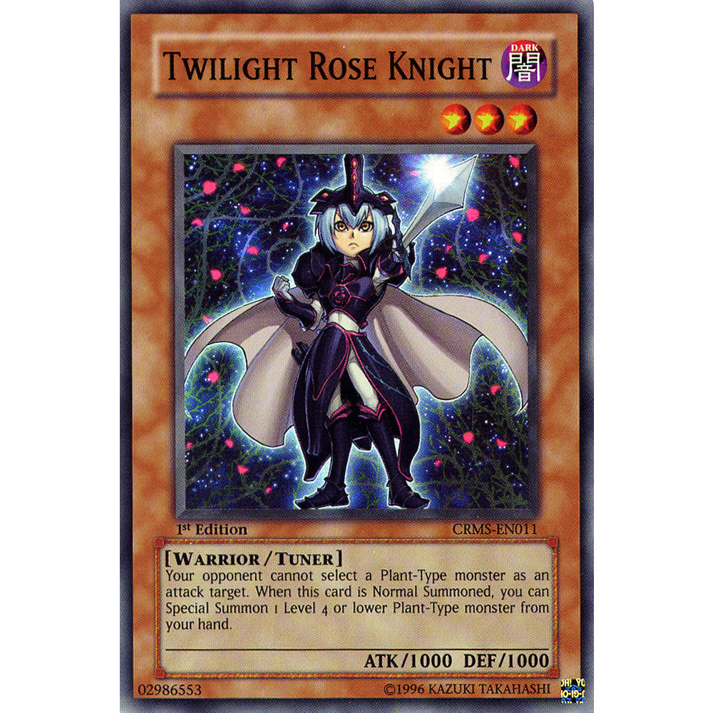 Twilight Rose Knight CRMS-EN011 Yu-Gi-Oh! Card from the Crimson Crisis Set