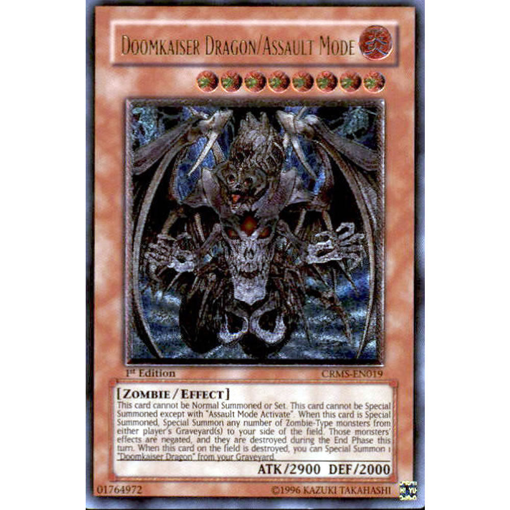 Doomkaiser Dragon / Assault Mode CRMS-EN019 Yu-Gi-Oh! Card from the Crimson Crisis Set