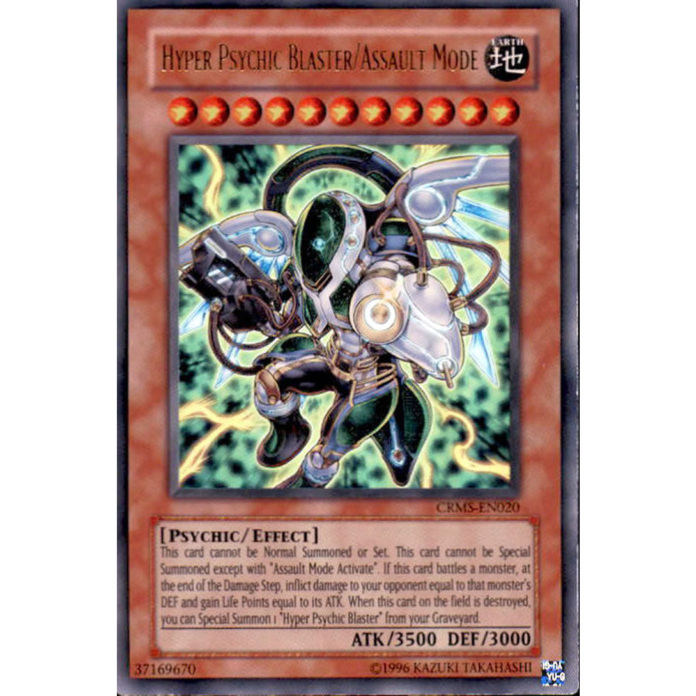 Hyper Psychic Blaster Assault Mode CRMS-EN020 Yu-Gi-Oh! Card from the Crimson Crisis Set