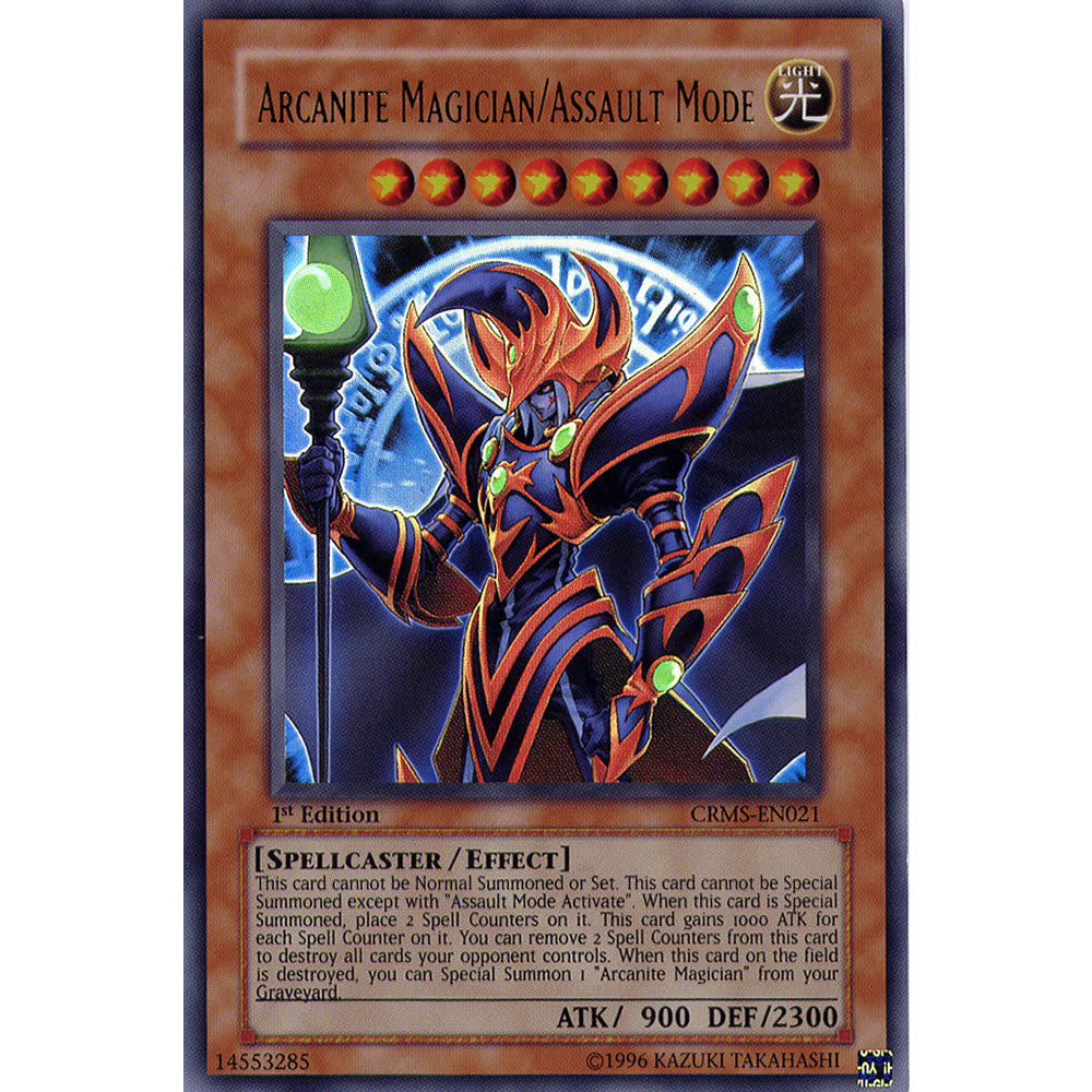 Arcanite Magician / Assault Mode CRMS-EN021 Yu-Gi-Oh! Card from the Crimson Crisis Set