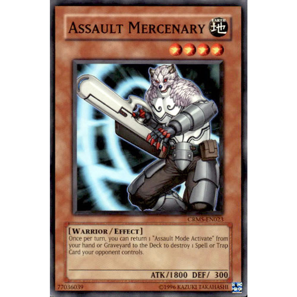 Assault Mercenary CRMS-EN023 Yu-Gi-Oh! Card from the Crimson Crisis Set