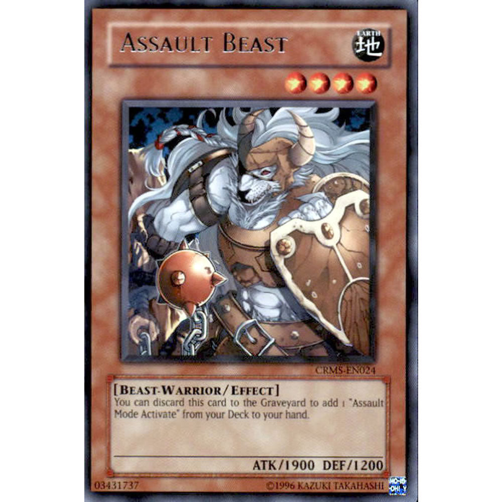 Assault Beast CRMS-EN024 Yu-Gi-Oh! Card from the Crimson Crisis Set