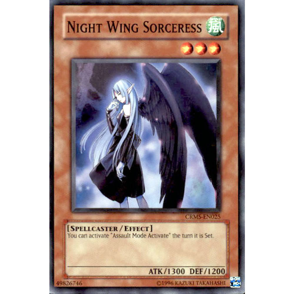 Night Wing Sorceress CRMS-EN025 Yu-Gi-Oh! Card from the Crimson Crisis Set