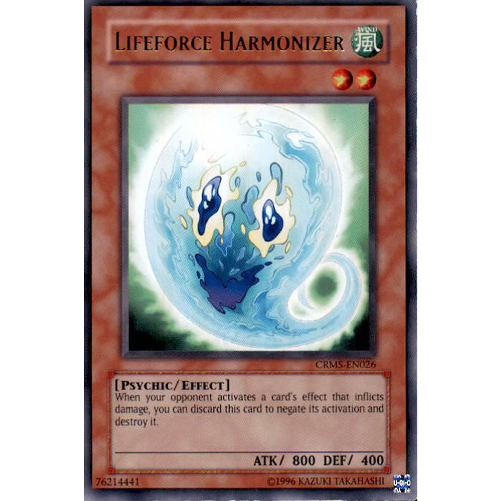 Lifeforce Harmonizer CRMS-EN026 Yu-Gi-Oh! Card from the Crimson Crisis Set
