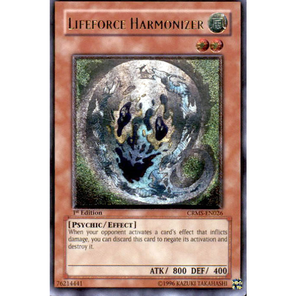 Lifeforce Harmonizer CRMS-EN026 Yu-Gi-Oh! Card from the Crimson Crisis Set