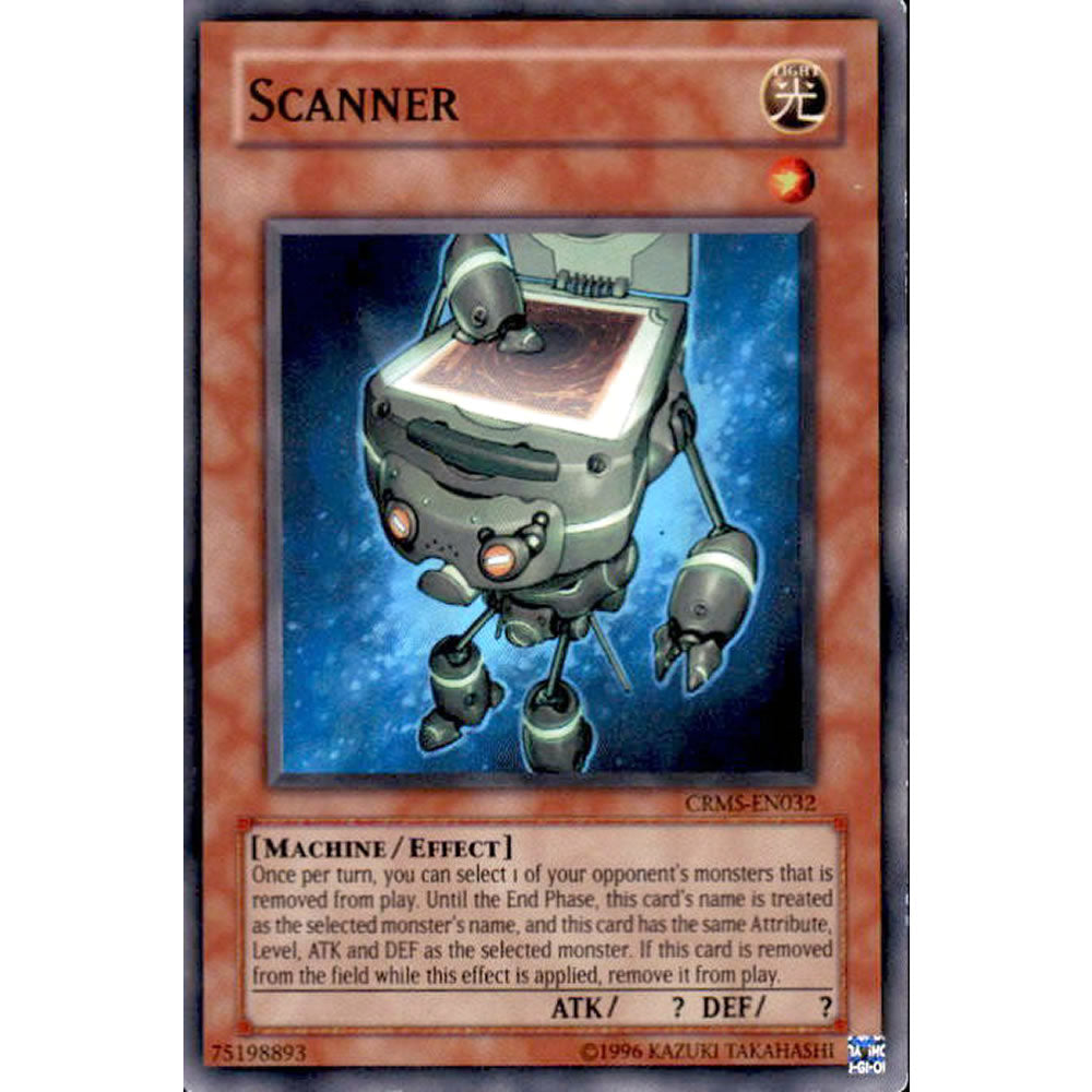 Scanner CRMS-EN032 Yu-Gi-Oh! Card from the Crimson Crisis Set
