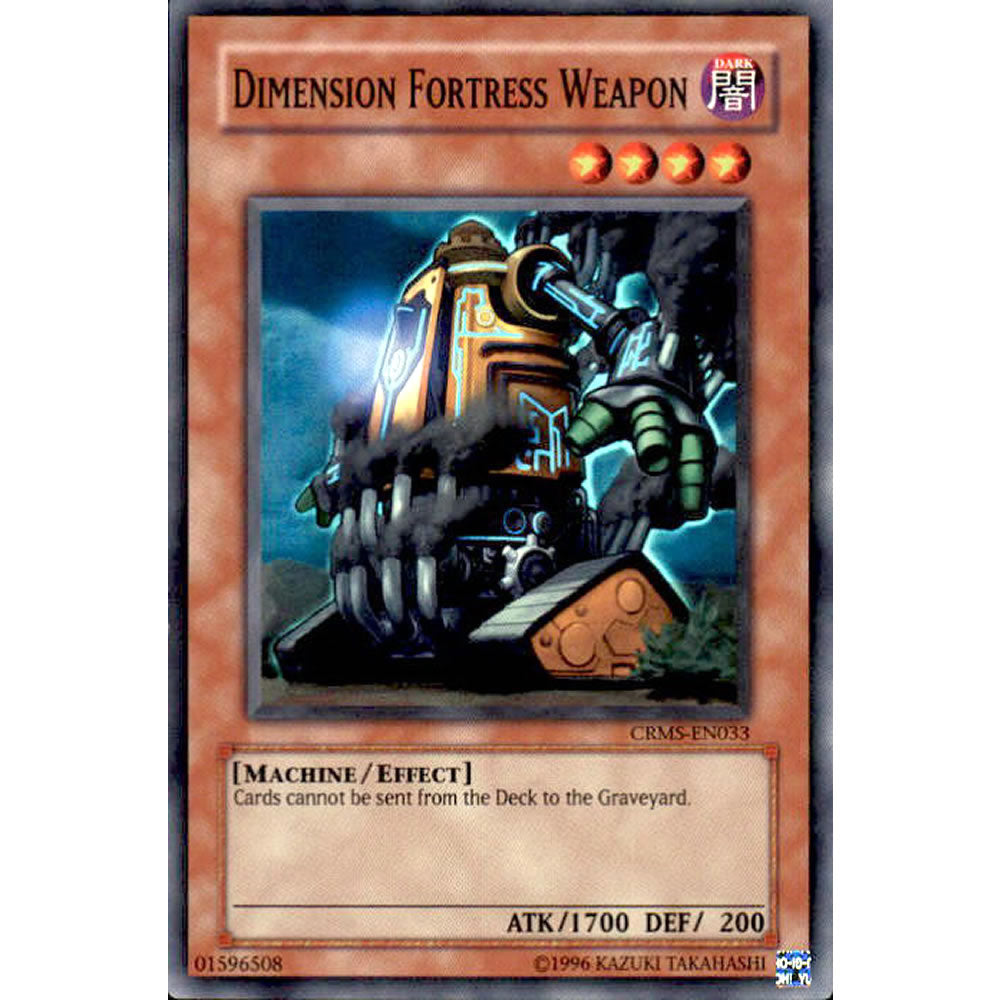 Dimension Fortress Weapon CRMS-EN033 Yu-Gi-Oh! Card from the Crimson Crisis Set