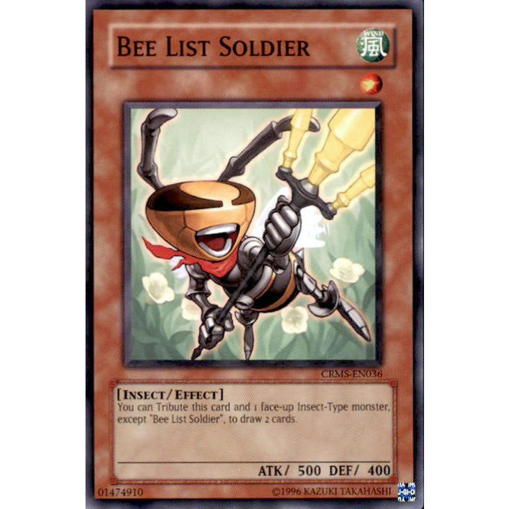 Bee List Soldier CRMS-EN036 Yu-Gi-Oh! Card from the Crimson Crisis Set
