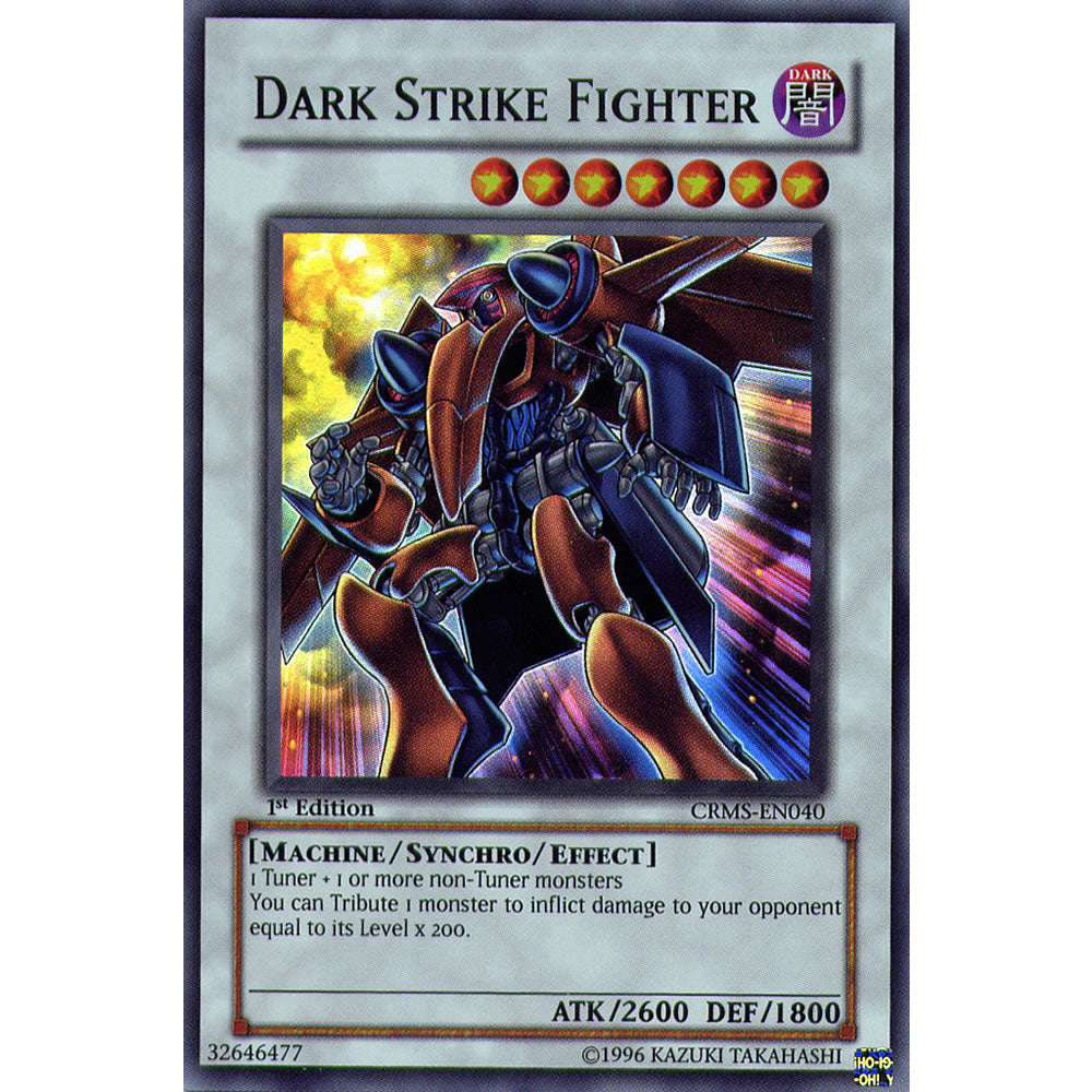 Dark Strike Fighter CRMS-EN040 Yu-Gi-Oh! Card from the Crimson Crisis Set