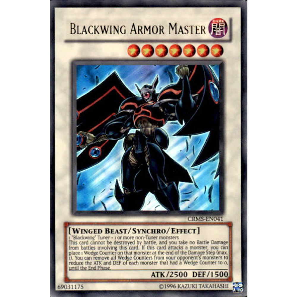 Blackwing Armour Master CRMS-EN041 Yu-Gi-Oh! Card from the Crimson Crisis Set