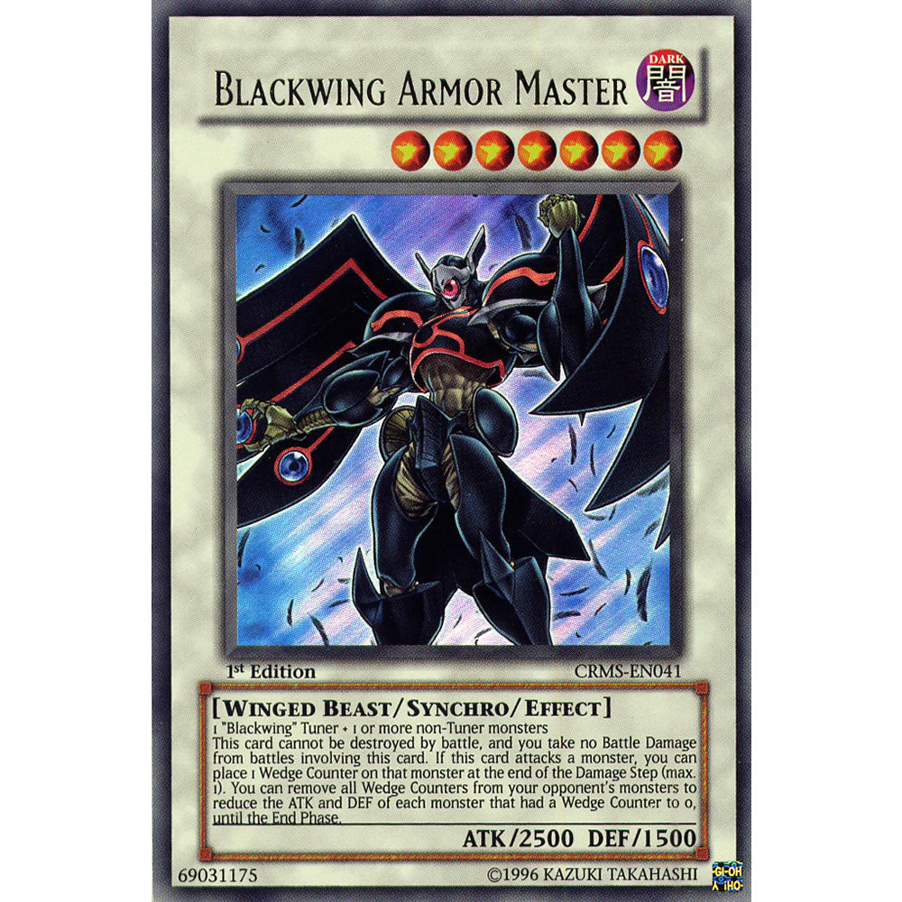 Blackwing Armour Master CRMS-EN041 Yu-Gi-Oh! Card from the Crimson Crisis Set