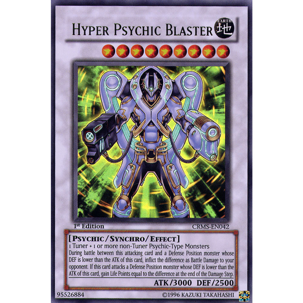 Hyper Psychic Blaster CRMS-EN042 Yu-Gi-Oh! Card from the Crimson Crisis Set