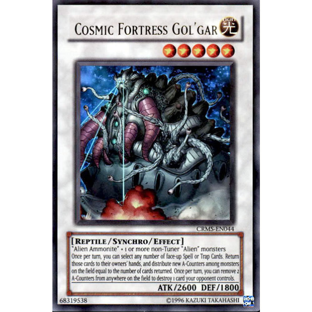 Cosmic Fortress Golgar CRMS-EN044 Yu-Gi-Oh! Card from the Crimson Crisis Set