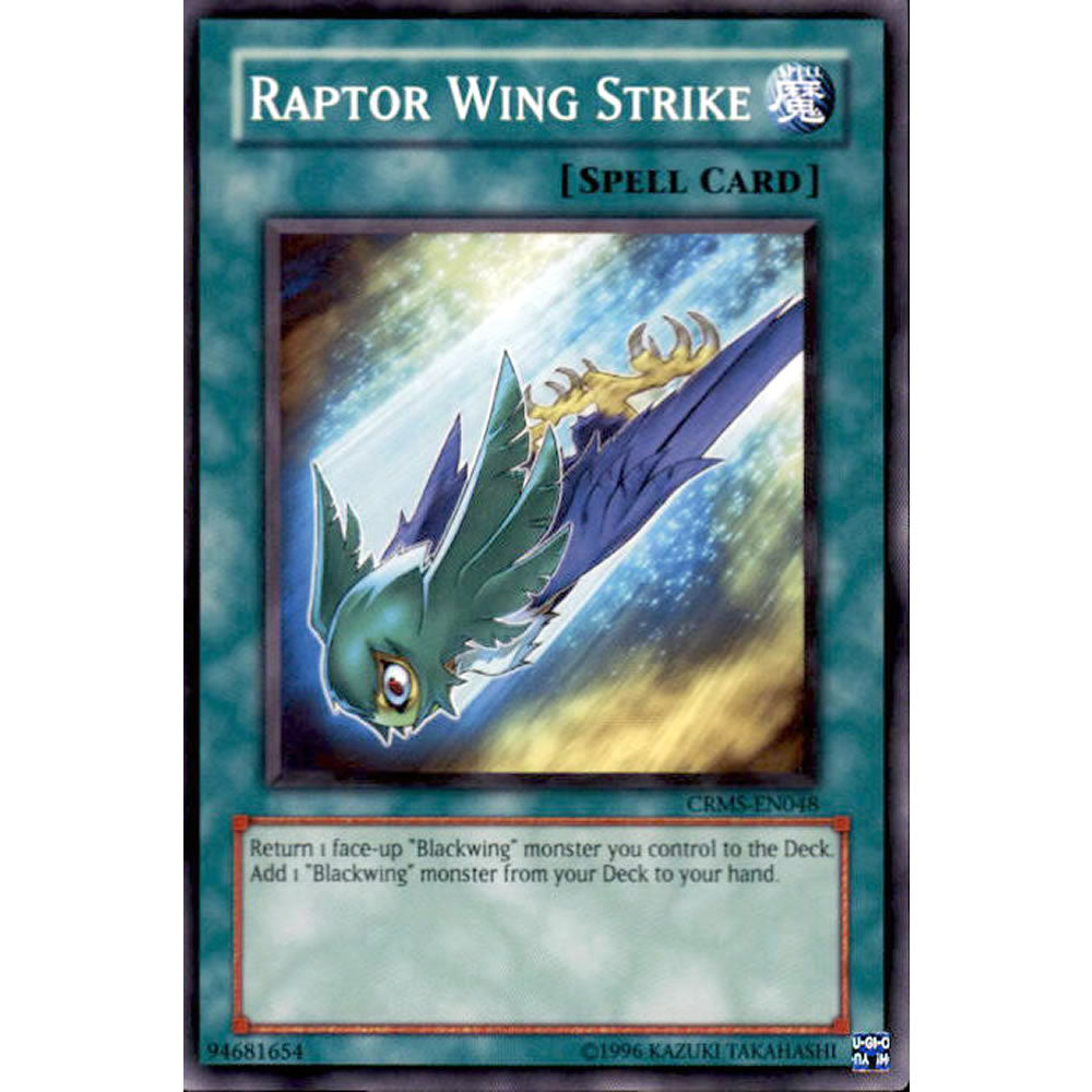 Raptor Wing Strike CRMS-EN048 Yu-Gi-Oh! Card from the Crimson Crisis Set