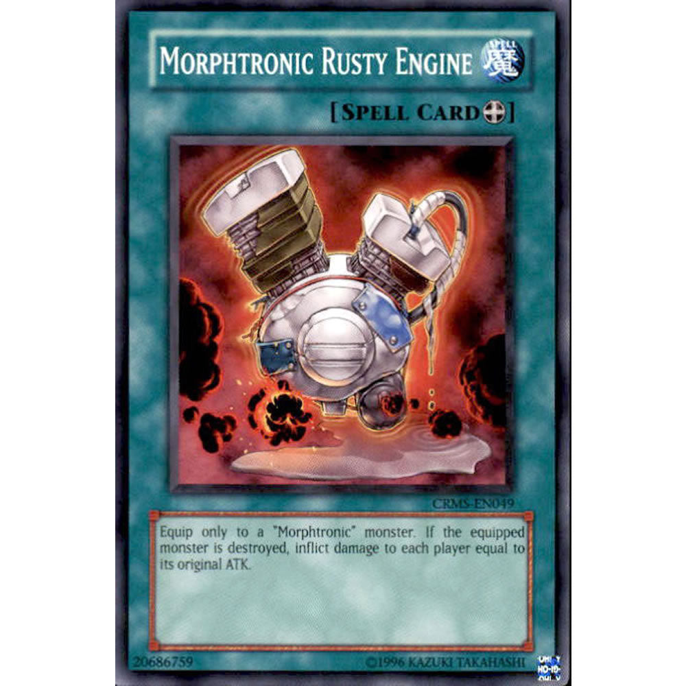 Morphtronic Rusty Engine CRMS-EN049 Yu-Gi-Oh! Card from the Crimson Crisis Set