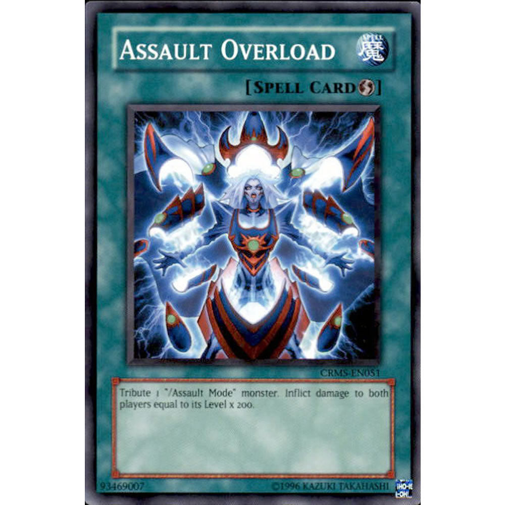 Assault Overload CRMS-EN051 Yu-Gi-Oh! Card from the Crimson Crisis Set