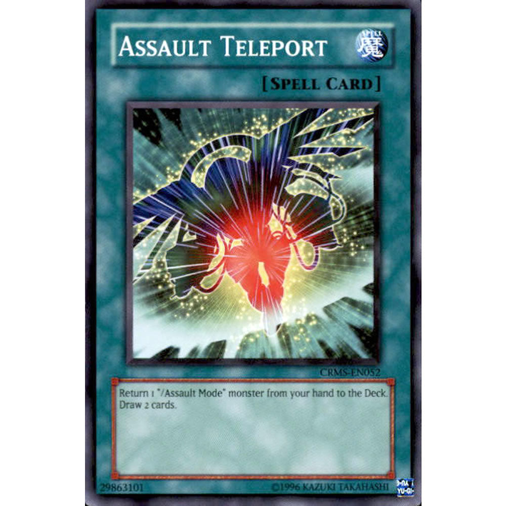 Assault Teleport CRMS-EN052 Yu-Gi-Oh! Card from the Crimson Crisis Set