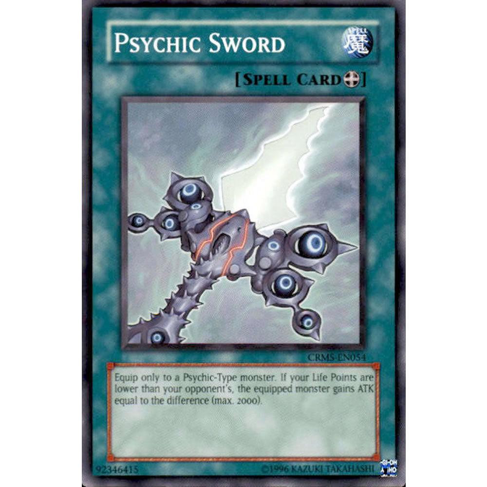 Psychic Sword CRMS-EN054 Yu-Gi-Oh! Card from the Crimson Crisis Set