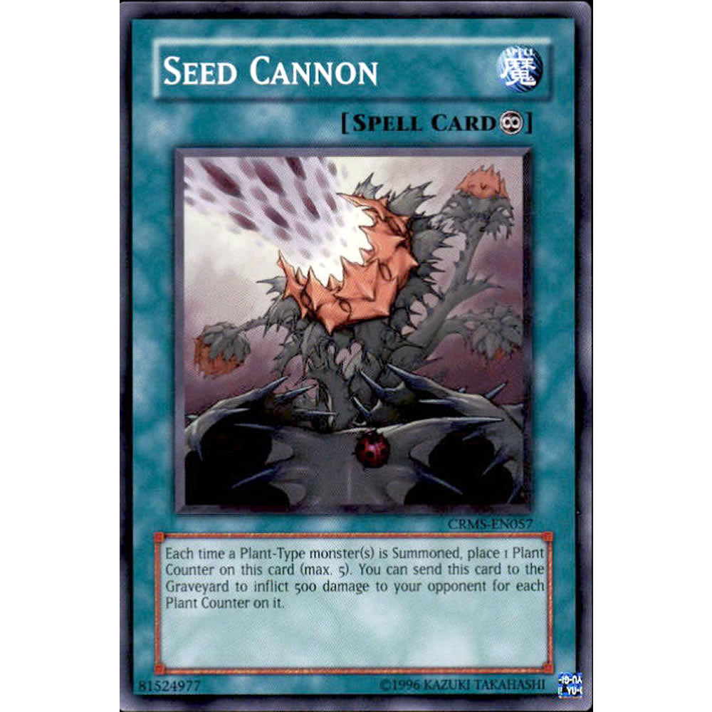 Seed Cannon CRMS-EN057 Yu-Gi-Oh! Card from the Crimson Crisis Set