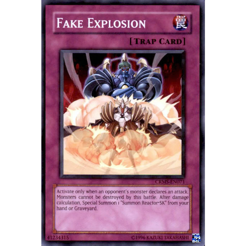 Fake Explosion CRMS-EN071 Yu-Gi-Oh! Card from the Crimson Crisis Set