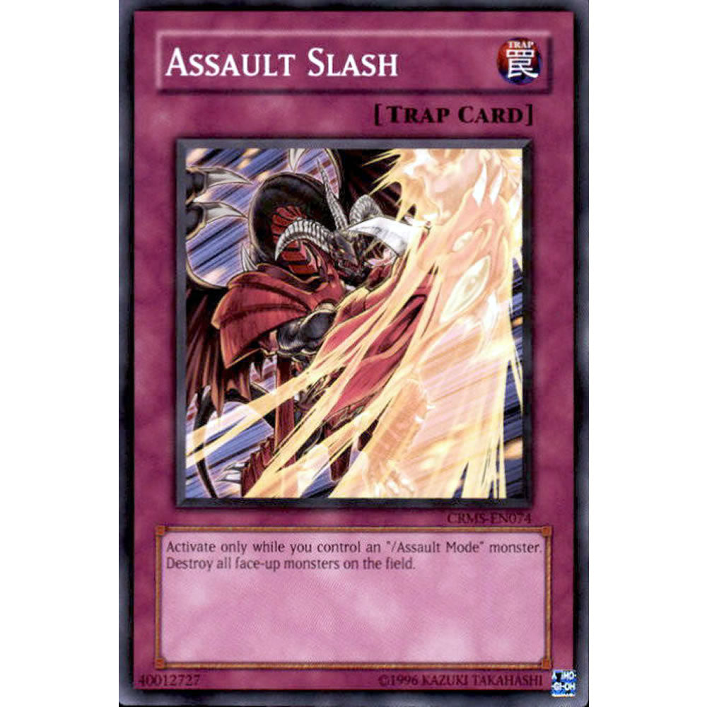 Assault Slash CRMS-EN074 Yu-Gi-Oh! Card from the Crimson Crisis Set