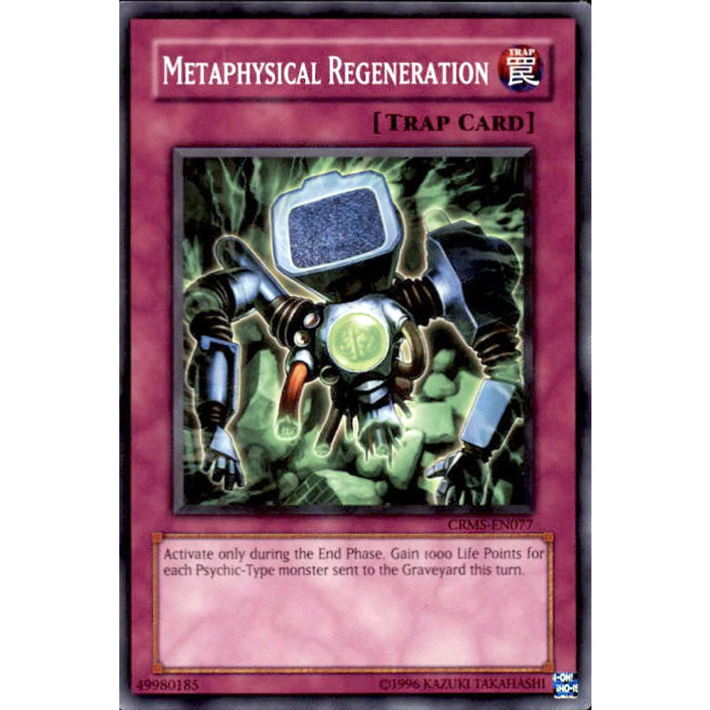 Metaphysical Regeneration CRMS-EN077 Yu-Gi-Oh! Card from the Crimson Crisis Set