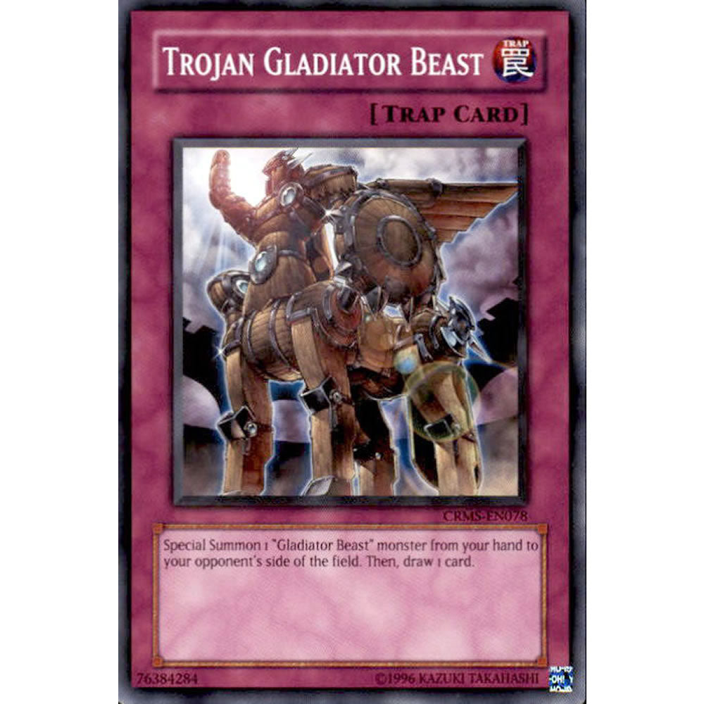 Trojan Gladiator Beast CRMS-EN078 Yu-Gi-Oh! Card from the Crimson Crisis Set