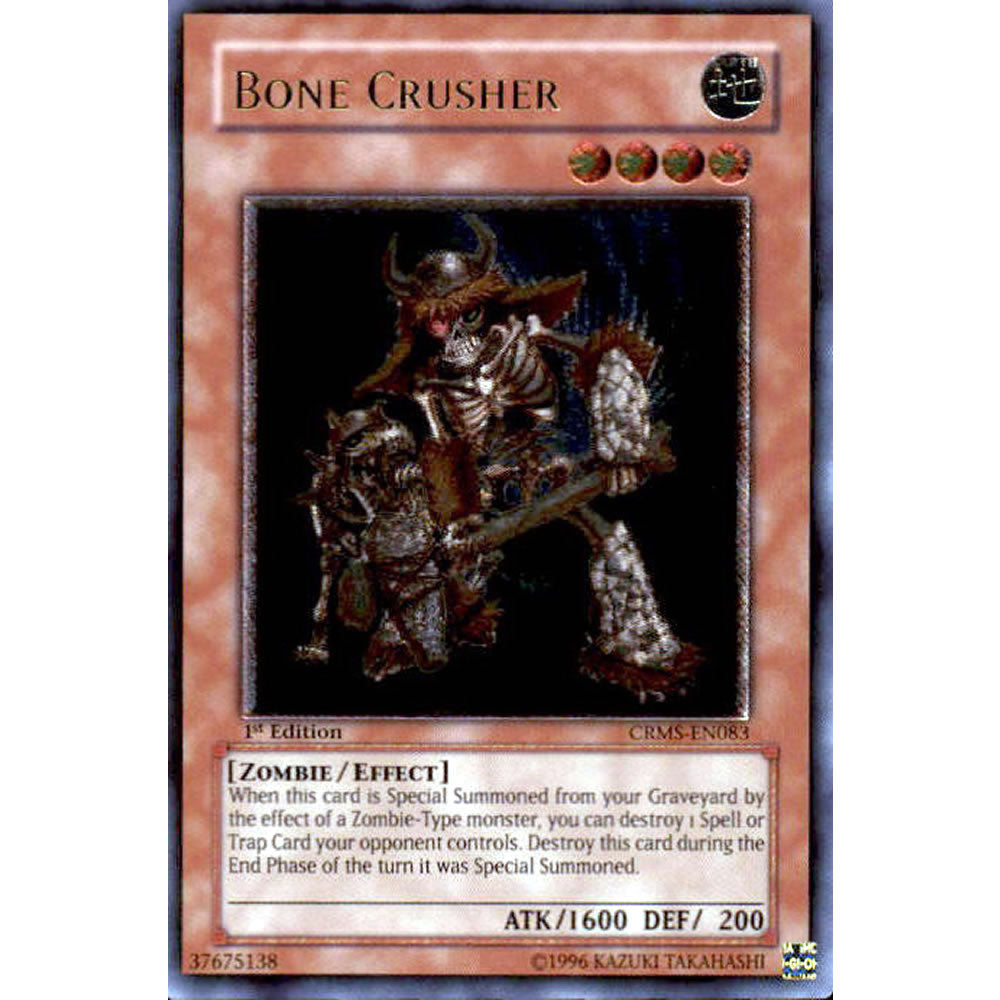 Bone Crusher CRMS-EN083 Yu-Gi-Oh! Card from the Crimson Crisis Set