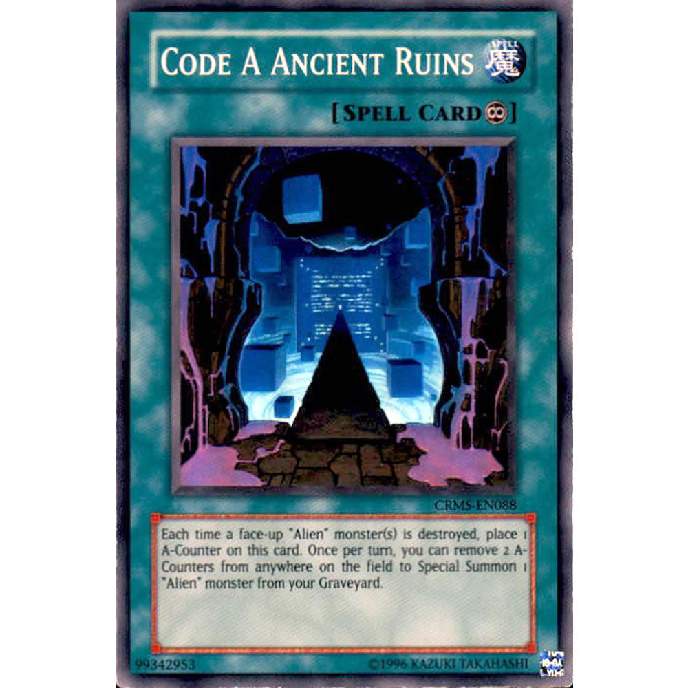 Code A Ancient Ruins CRMS-EN088 Yu-Gi-Oh! Card from the Crimson Crisis Set