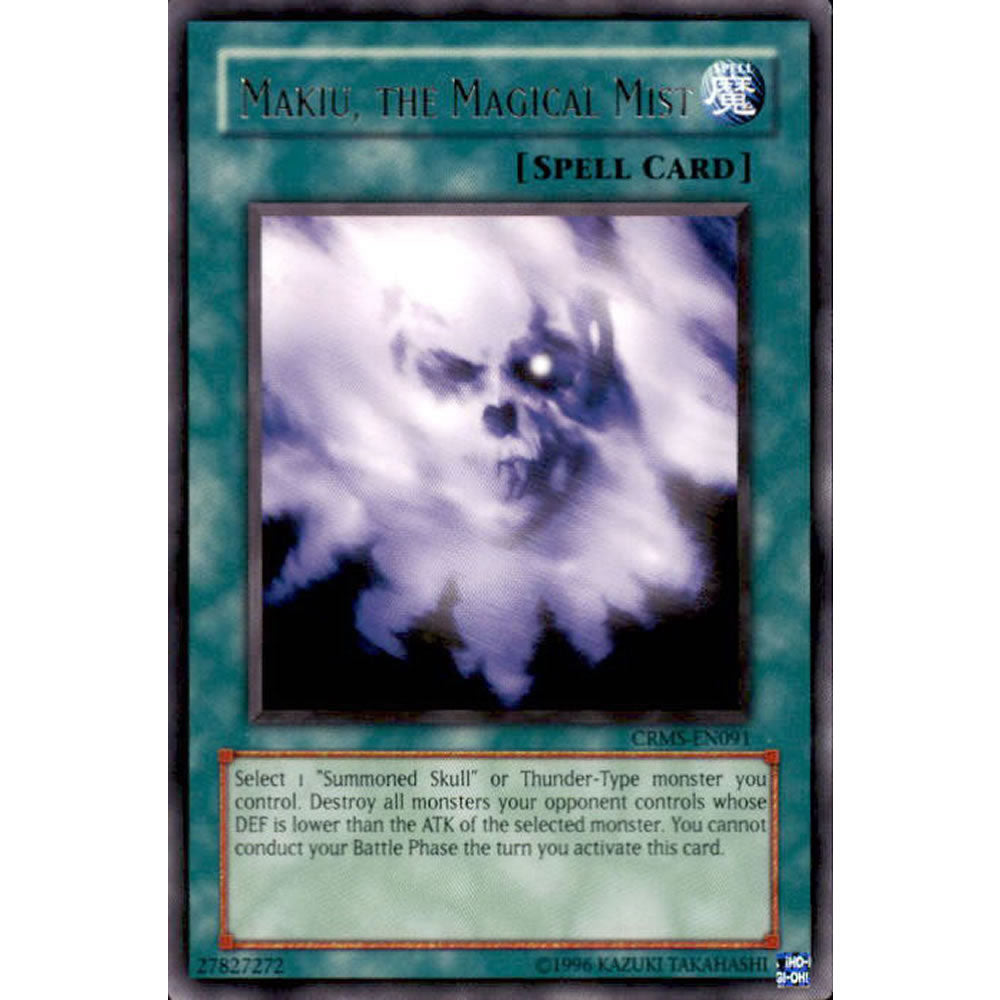 Makiu the Magical Mist CRMS-EN091 Yu-Gi-Oh! Card from the Crimson Crisis Set