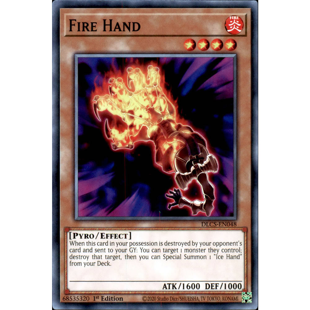 Fire Hand DLCS-EN048 Yu-Gi-Oh! Card