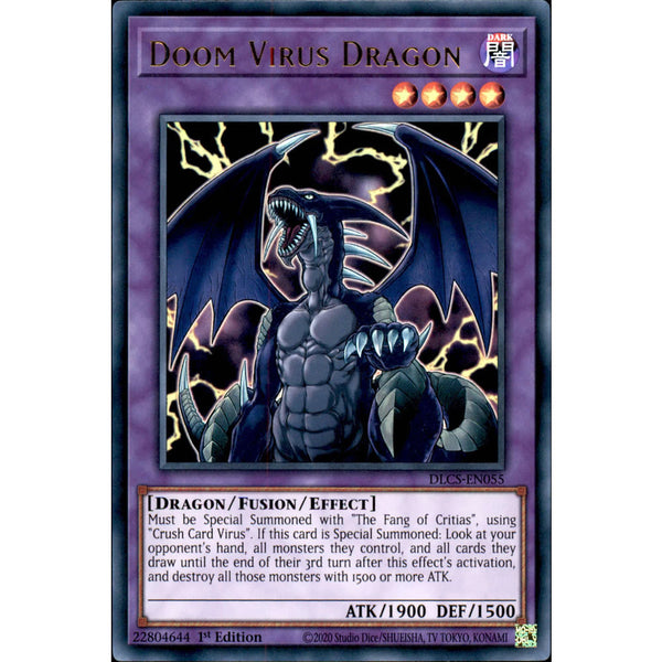 Crimson Dragon Yugioh Yu-Gi-Oh! Doom Virus Dragon Ultra Rare + The Fang Of Critias + Crush Card Virus Yugioh Firewall Dragon Darkfluid Crimson Dragon Yugioh Yu-Gi-Oh! Doom Virus Dragon Ultra Rare + The Fang Of Critias + Crush Card Virus Yugioh Firewall Dragon Darkfluid