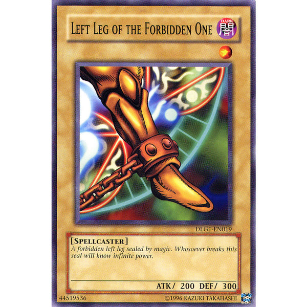 Left Leg of the Forbidden One DLG1-EN019 Yu-Gi-Oh! Card