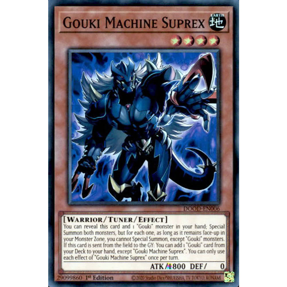 Gouki Machine Suprex DOOD-EN006 Yu-Gi-Oh! Card from the Doom of Dimensions Set