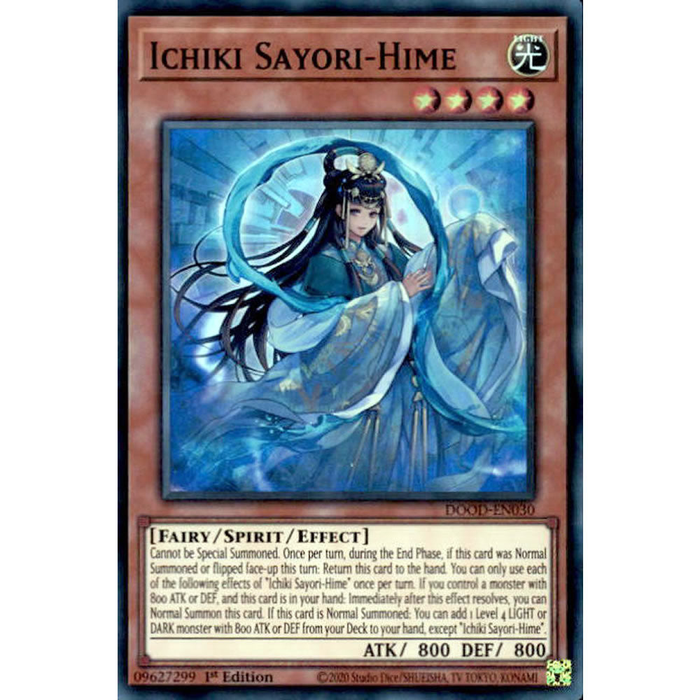 Ichiki Sayori-Hime DOOD-EN030 Yu-Gi-Oh! Card from the Doom of Dimensions Set