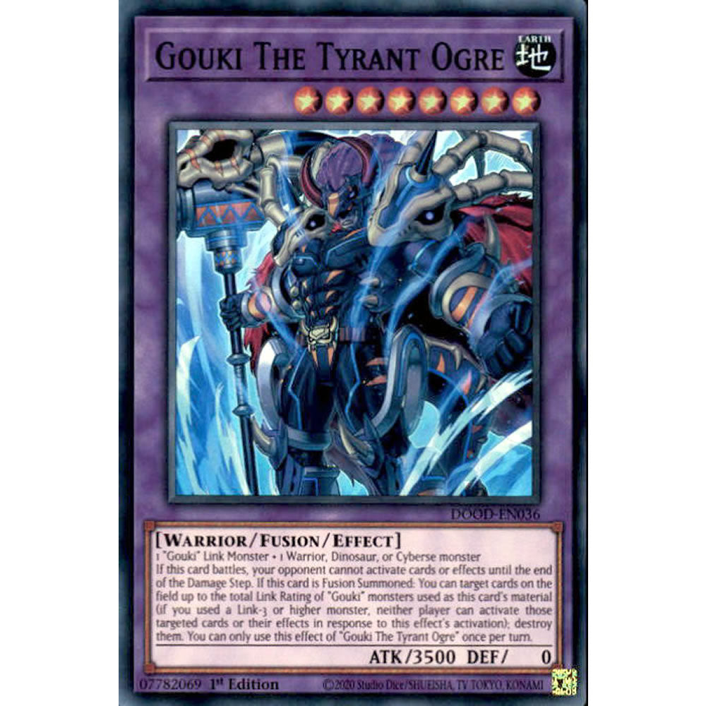 Gouki The Tyrant Ogre DOOD-EN036 Yu-Gi-Oh! Card from the Doom of Dimensions Set