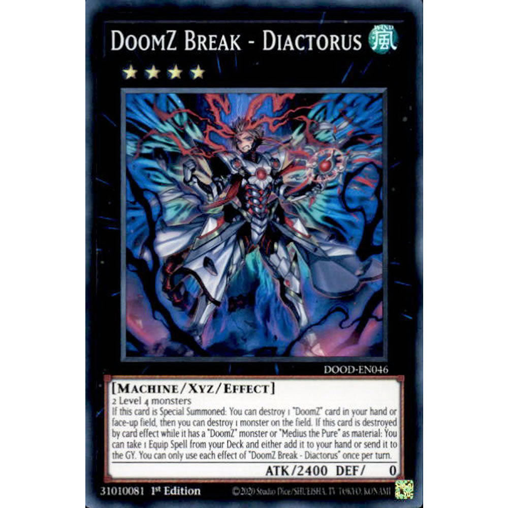 DoomZ Break - Diactorus DOOD-EN046 Yu-Gi-Oh! Card from the Doom of Dimensions Set