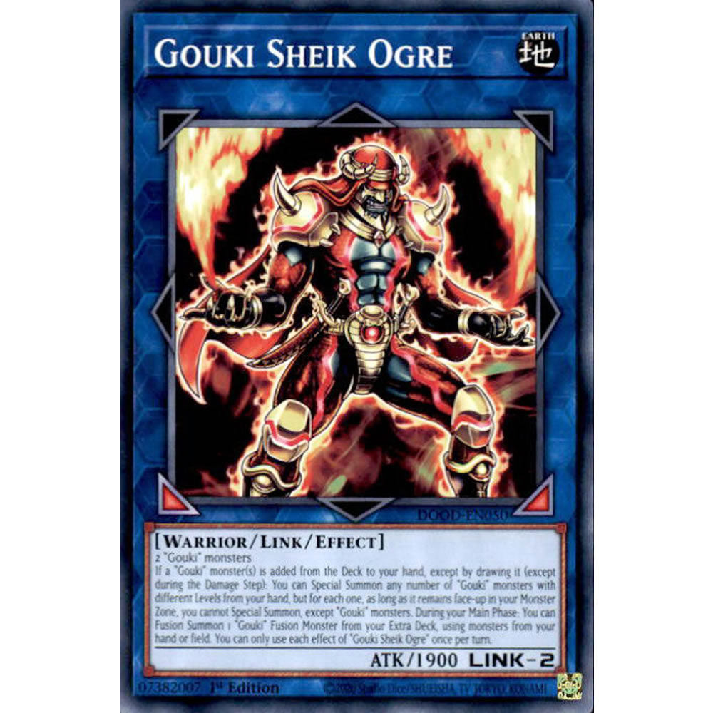 Gouki Sheik Ogre DOOD-EN050 Yu-Gi-Oh! Card from the Doom of Dimensions Set