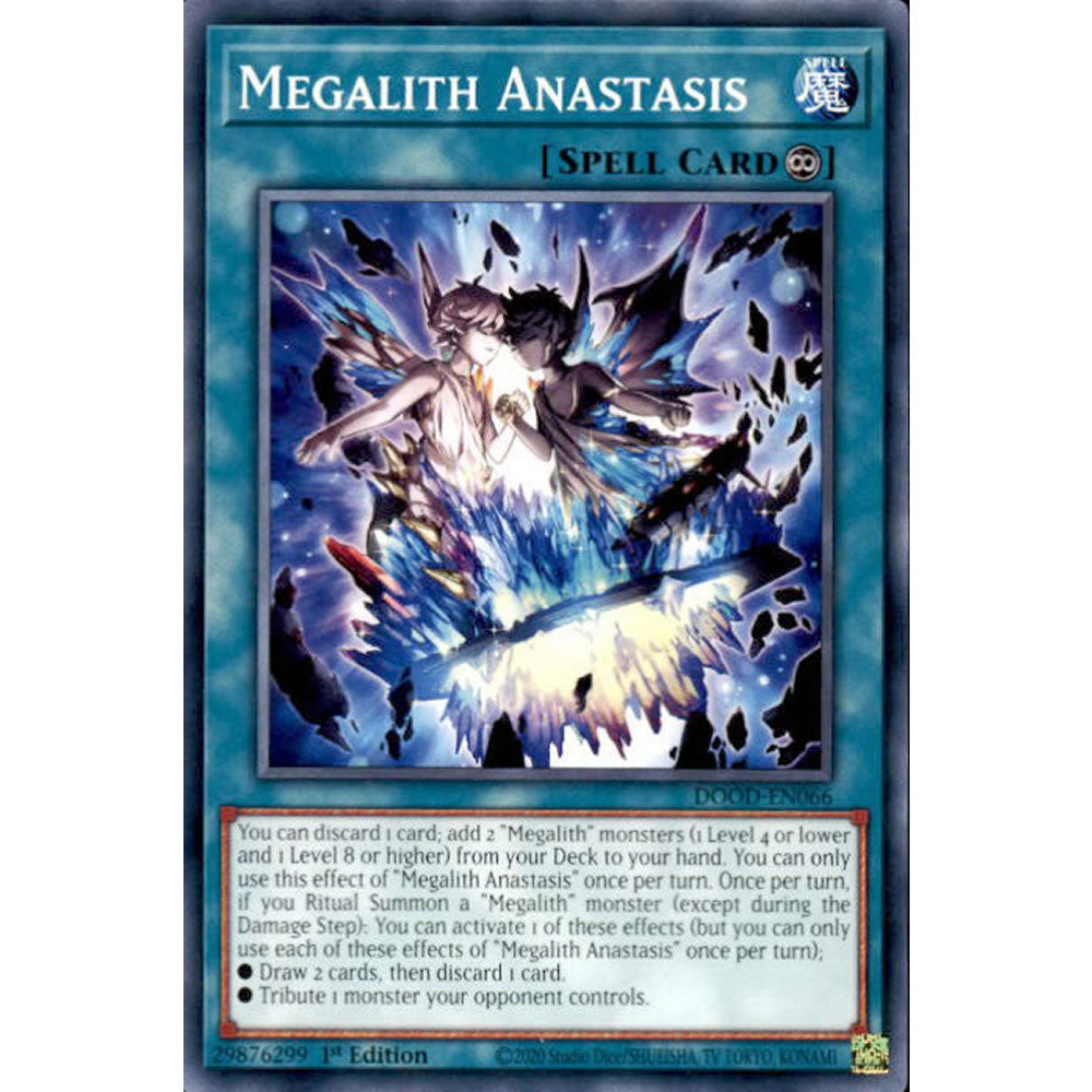 Megalith Anastasis DOOD-EN066 Yu-Gi-Oh! Card from the Doom of Dimensions Set