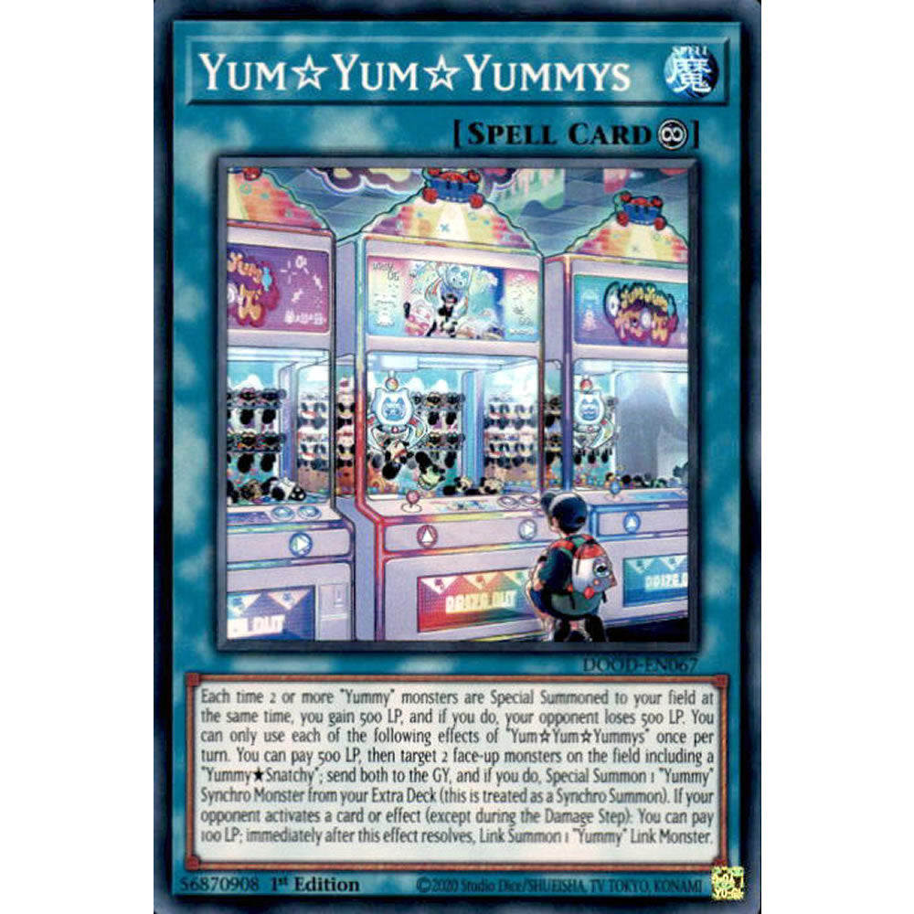 Yum?Yum?Yummys DOOD-EN067 Yu-Gi-Oh! Card from the Doom of Dimensions Set
