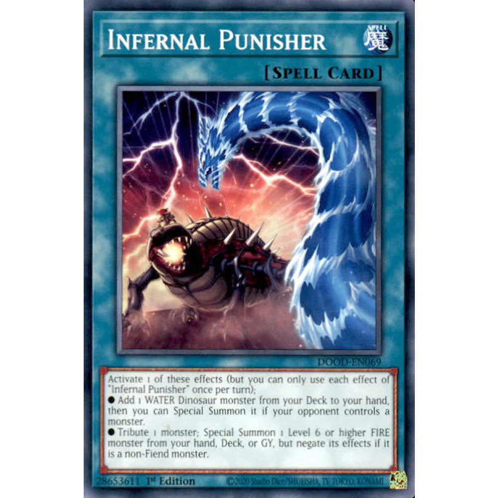 Infernal Punisher DOOD-EN069 Yu-Gi-Oh! Card from the Doom of Dimensions Set
