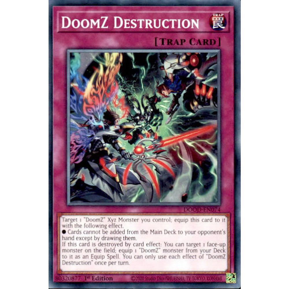 DoomZ Destruction DOOD-EN074 Yu-Gi-Oh! Card from the Doom of Dimensions Set
